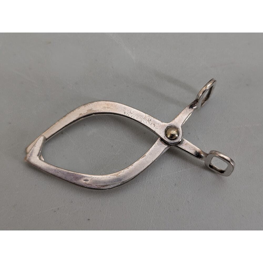 Vintage Silverplated Sugar Tongs 2 1/2"